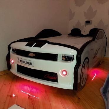 Uşaq üçün maşın çarpayıları: Yeni, Hazır, Maşın-çarpayı, Matras ilə, Siyirməsiz — 8