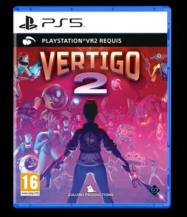 Oyun diskləri və kartricləri: Playstation 5 üçün Vertigo 2 oyun diski. Vr2 ilə oynanılır. Tam yeni