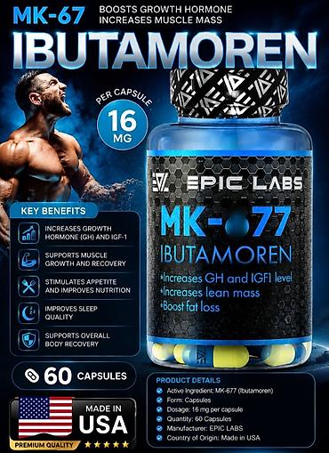 protein ocn creatine: MK 677 Ibutamoren — Epic Labs Əzələ kütləsinin artımını dəstəkləyə — 1