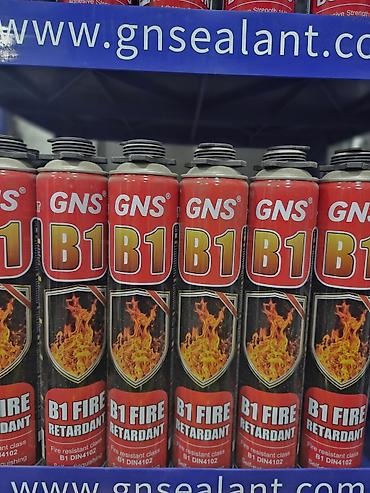 max safe: Огнестойкая монтажная пена GNS B1 FIRE RETARDANT. - Класс — 1