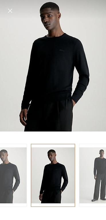 calvin: Sviter, Calvin Klein, M, rəng - Qara — 3