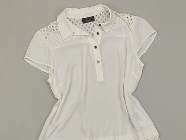 białe bluzki z żabotem: Bluzka Damska, C&A, S, stan - Idealny