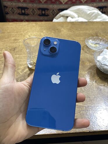 iphone 13 mini ikinci el: IPhone 13, 128 GB, Mavi, Zəmanət, Simsiz şarj, Face ID