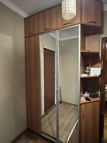 антресоль: Dəhliz üçün künc tipli dolab-komplekt - Material: laminat/LDSP, qoz — 2