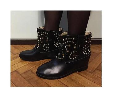 vans 38,5: ITALIJANSKE KOZNE CIZMICE, SNIZENO, VEL.38 | Snizeno! ! ! Hitno! ! ! — 5
