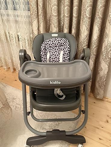 стул для кормления: Yelləncəkli uşaq yemək masası – Kidilo - Brend: Kidilo - Rəng — 2