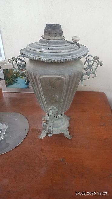 findiq ləpəsi: Qədimi samovar təmirə ehtiyacı var - Material: tökmə metal (dözümlü — 1