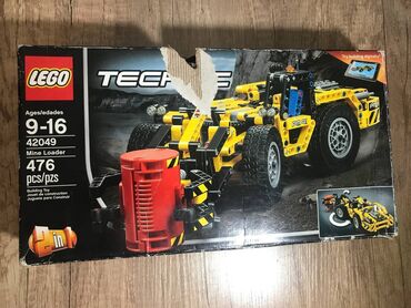 игрушечная строительная техника: Lego Technic 42049 Карьерный погрузчик + Бурильная машина по самой
