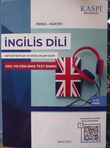 rus dili kurs: Dinləmə və oxu test bankı Kaspi kursu tərəfindən nəşr olunub yenidir