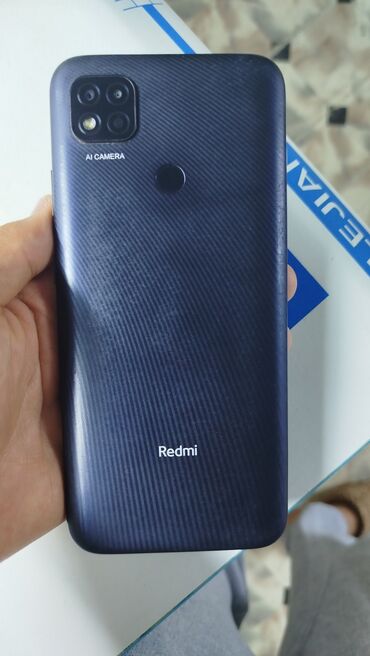 лампа телефон: Xiaomi, Redmi 9C, Жаңы, 64 ГБ, түсү - Кара, 2 SIM
