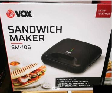 vox secko cena: Aparat za sendviče TOSTER VOX - 700w Tip: Toster Proizvođač: vox