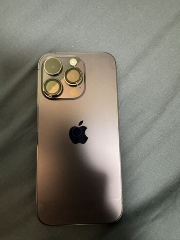 штатив для айфона: IPhone 14 Pro, Колдонулган, 256 ГБ, Deep Purple, Коргоочу айнек, Каптама, 77 %