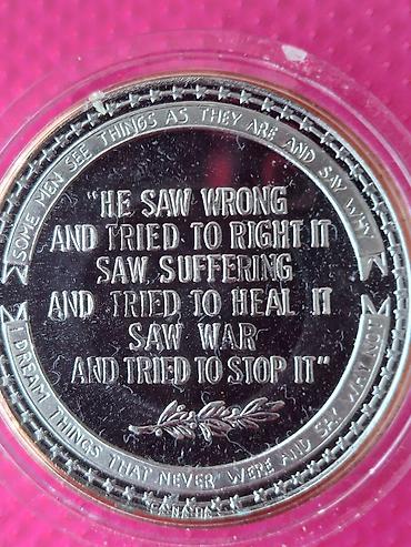 dream fest: Məhsul: Yubiley xatirə medal/moneta – “Senator Robert F. Kennedy” - — 2