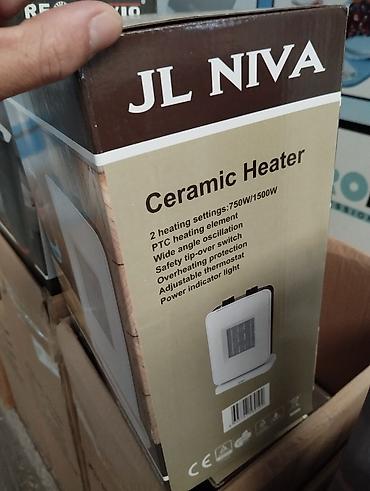 asus baki: JL NIVA PTC-910T keramik qızdırıcı - Güc: 1500W (2 istilik rejimi — 2