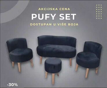 slika sv petke: 🛋️ PUFY SET ✨Iskoristite akcijsku cenu i upotpunite svoj prostor