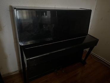 Musiqi alətləri: Pianino - Korpus: qara, parlaq lak örtük, klassik düz (upright) — 1