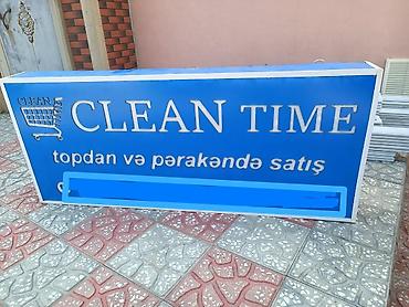 Reklam lövhələri: Az işlənib diot işıqlıdi uzunlugu. 170*80 eni. üzünü dəyişmək — 2