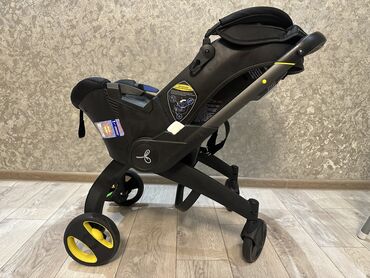 Коляски: Коляска, цвет - Черный, Б/у — 8