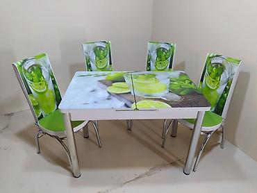 Masa və oturacaq dəstləri: *Hazır elde olan* ✔️Türk istehsalı🇹🇷 ✔️Kuxna üçün stol stul dəsti ✔️ — 14