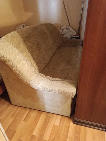 натяжные чехлы на диван бишкек: Диван, Нераскладной, Без подьемного механизма, Ткань