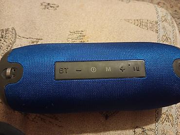 T&G portativ Bluetooth kolon - Rəng: mavi, toxumalı parça örtük -