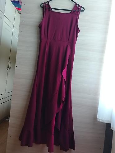 Donlar: Məhsul: Bordo rəngli ziyafət donu - Model: Qolçinli, ikiqat nazik — 2