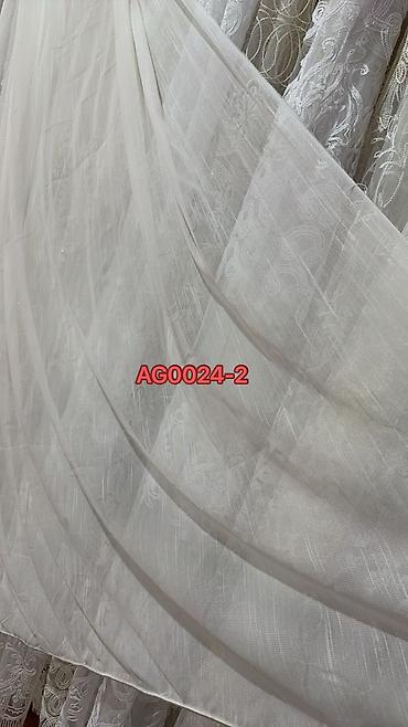 Pərdə və tüllər: Tül pərdə – model 0093 seriyası - Material: incə, işıqlı tull (yarı — 13