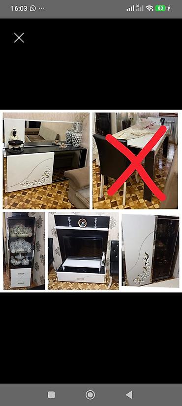 bar stullar: İşlənmiş, Komod, Servant, Masa və oturacaqlar — 1