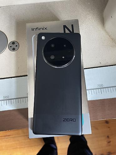 ev telefonları: Infinix Zero 40, 256 GB, rəng - Göy, Sensor, Face ID — 6