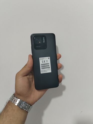 400 manatliq telefonlar: Xiaomi Redmi 10C, 128 ГБ, цвет - Серый, 
 Кнопочный, Отпечаток пальца, Две SIM карты