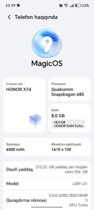 honor x7 b: Honor X7d, 256 GB, rəng - Qara — 1