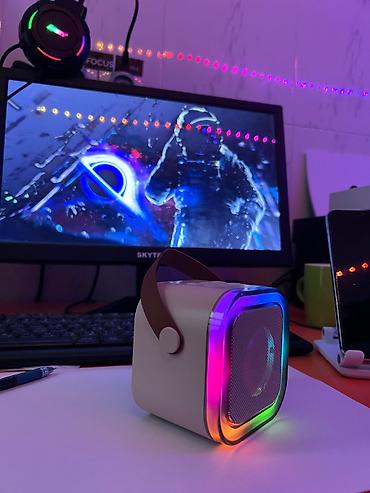 Караоке: K12 portativ Bluetooth akustik sistemi + simsiz karaoke mikrofonu — 10
