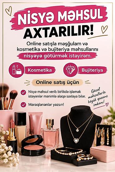 tap.az saatli: Online satış üçün kosmetika və bijuteriya məhsullarını nisyəyə — 1