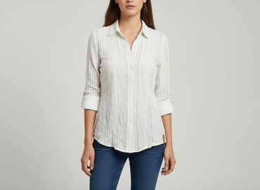 vistula koszule z krótkim rękawem: Koszula damska, rozmiar S