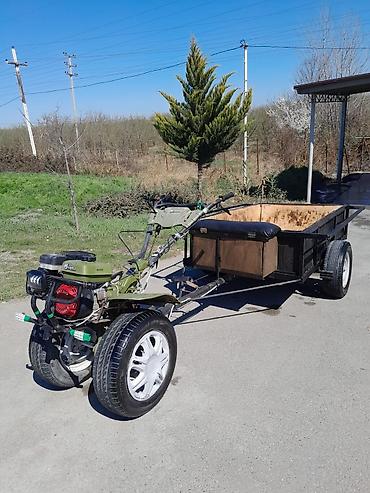 yuk maşınlar: Motor-kultivator əsaslı yük daşıma qoşqusu Məhsul təsviri: - Güclü — 2