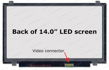 старенький ноутбук: Матрица (экран) для ноутбука, новая! 14" B140XW02 V1 - 40pin, LED