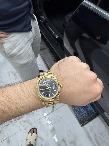 Aksesuarlar: Rolex Day-Date 1:1 ideal veziyyetde giymetde simvolik endirim — 2