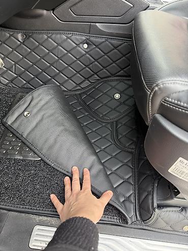 Полики: 5D Экокожа Полики Для салона цвет - Черный, Новый, Платная доставка — 2