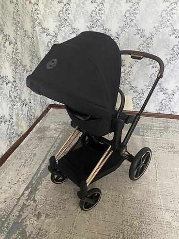 foo foo: Коляска прогулочная Cybex Balios (серия Gold), цвет Black с шасси Rose — 4