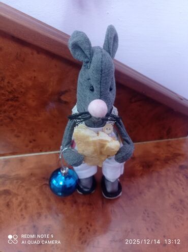 Другие детские вещи: Продаю интерьерных кукол ручной работы мышку и снеговика. Ёлочная — 2