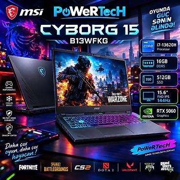 pubg klaviatura: Yeni MSI, 15.6 ", Intel Core i7, 512 GB, Ünvandan götürmə, Pulsuz çatdırılma, Ödənişli çatdırılma — 1