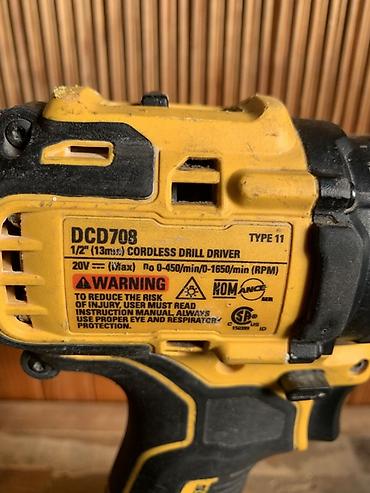 купить деволт шуруповерт: Аккумуляторная дрель-шуруповёрт DeWALT DCD708. Отличное состояние — 2