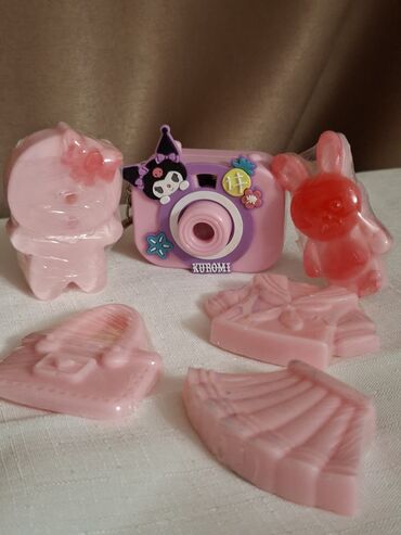 Hədiyyələr: Uşaq mövzulu fiqurlu sabunlar - Rəng: açıq mavi - Formalar: təyyarə — 10