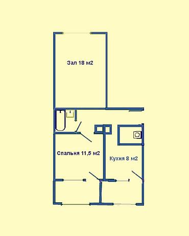 Продажа квартир: 2 комнаты, 50 м², 105 серия, 4 этаж, Евроремонт — 8