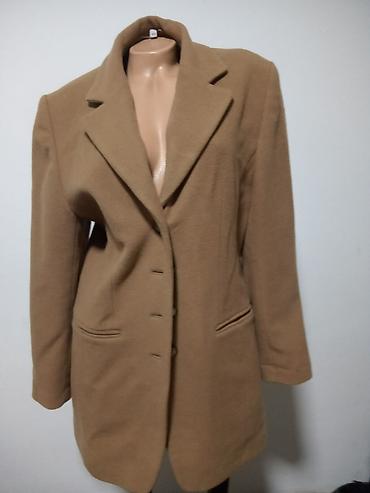 ccc ugg: Ženski kaput u kamel boji, klasičnog, ravnog kroja vel.40. Model sa — 1