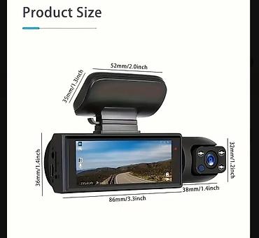 Avtoelektronika: Avtomobil üçün 1080P ikili linzalı videoqeydiyyatçı Xüsusiyyətlər: - — 1