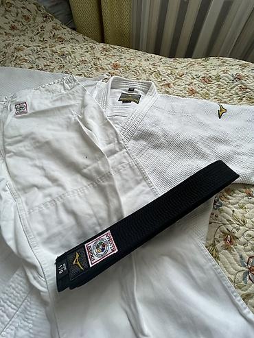 этик: Дзюдоги Mizuno + чёрный пояс (IJF Approved) - Комплект: куртка — 5