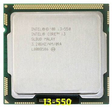 prosessor: Prosessor Intel Core i3 550, 4 nüvə