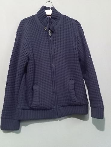 Свитера: Tünd göy rəngli toxunma jaket/sviter - Material: qalın, toxumalı — 1