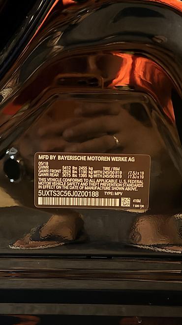 х3: BMW X3: 2018 г., 3 л, Автомат, Бензин, Кроссовер — 7